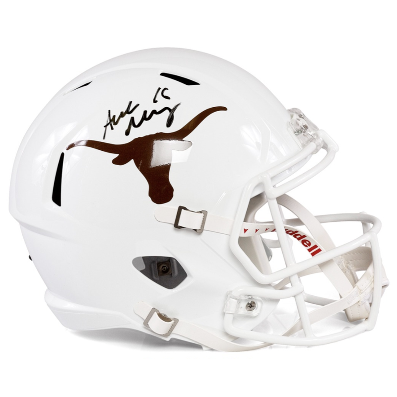Arch Manning Autographed Texas Longhorns Full Size Replica Helmet Panini