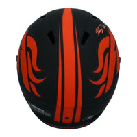 Bo Nix Autographed Denver Broncos Eclipse Full Size Speed Helmet Beckett