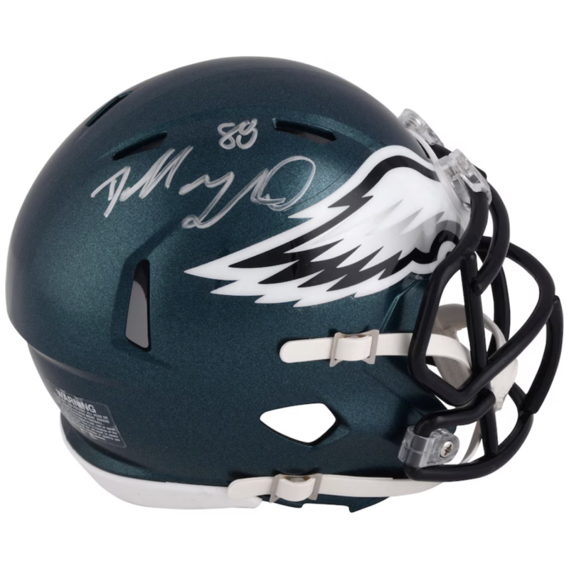 Dallas Goedert Autographed Philadelphia Eagles Speed Mini Helmet Fanatics