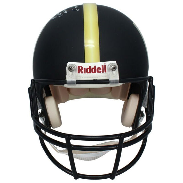 Peyton Manning & Brett Favre Signed "70K YDS 500 TD" Helmet Fanatics LE 4/150