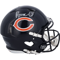 Rome Odunze Autographed Chicago Bears Authentic Speed Helmet Fanatics