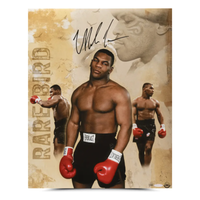 Mike Tyson Autographed "Rare Bird" 16x20 Photo UDA LE 55