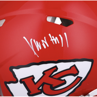 Xavier Worthy Autographed Kansas City Chiefs Authentic Speed Helmet Fanatics