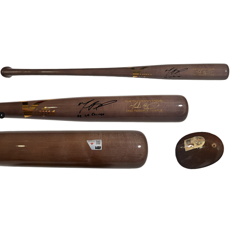 Mookie Betts Autographed Los Angeles Dodgers "24 WS Champs" Victus Bat Fanatics