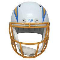 Omarion Hampton Autographed Los Angeles Chargers Full Size Speed Helmet Beckett