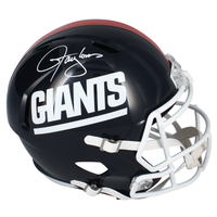Lawrence Taylor Autographed New York GIants Throwback Full Size Speed Helmet Beckett