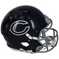Brian Urlacher Autographed "HOF 18" Chicago Bears Throwback Authentic Helmet Beckett