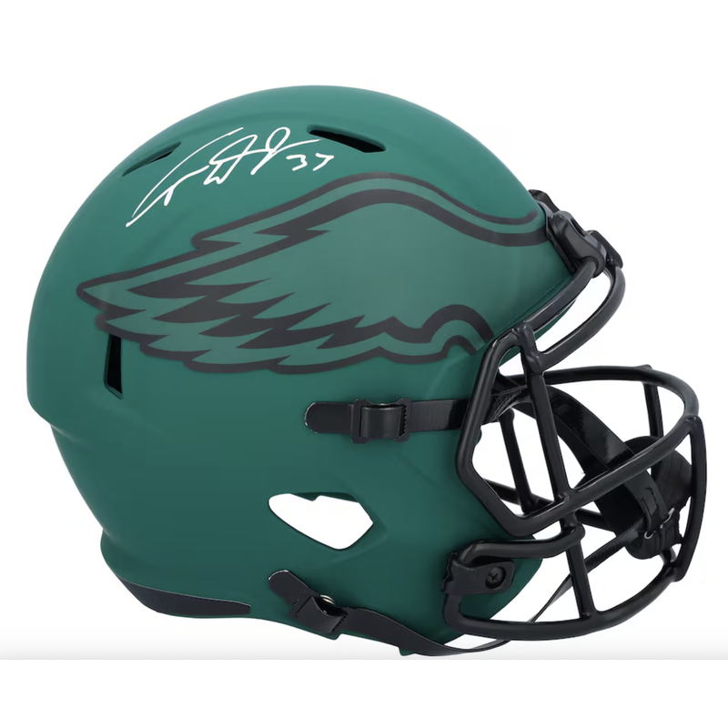 Cooper DeJean Autographed Eagles 'RAVE' Full Size Speed Helmet Fanatics
