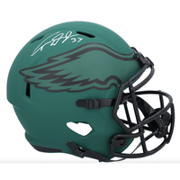 Cooper DeJean Autographed Eagles 'RAVE' Full Size Speed Helmet Fanatics