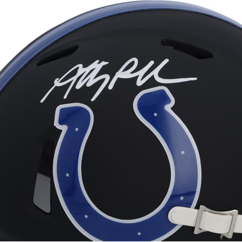 Anthony Richardson Autographed Colts Black Matte Mini Speed Helmet Fanatics