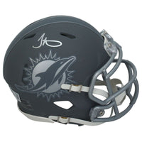 Tyreek Hill Autographed Miami Dolphins Slate Mini Speed Helmet Beckett