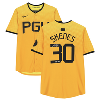 Paul Skenes Autographed Pirates Gold Nike City Connect Limited Jersey Fanatics