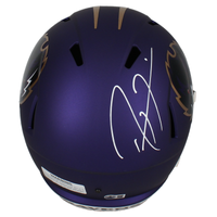 Ray Lewis Autographed Ravens 2024 Alt. Speed Full Size Helmet Beckett Witnessed
