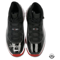 Michael Jordan Autographed Nike 11 Retro Bred 2019 Shoes UDA