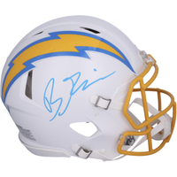 Brenden Rice Autographed Los Angeles Chargers Authentic Speed Helmet Fanatics