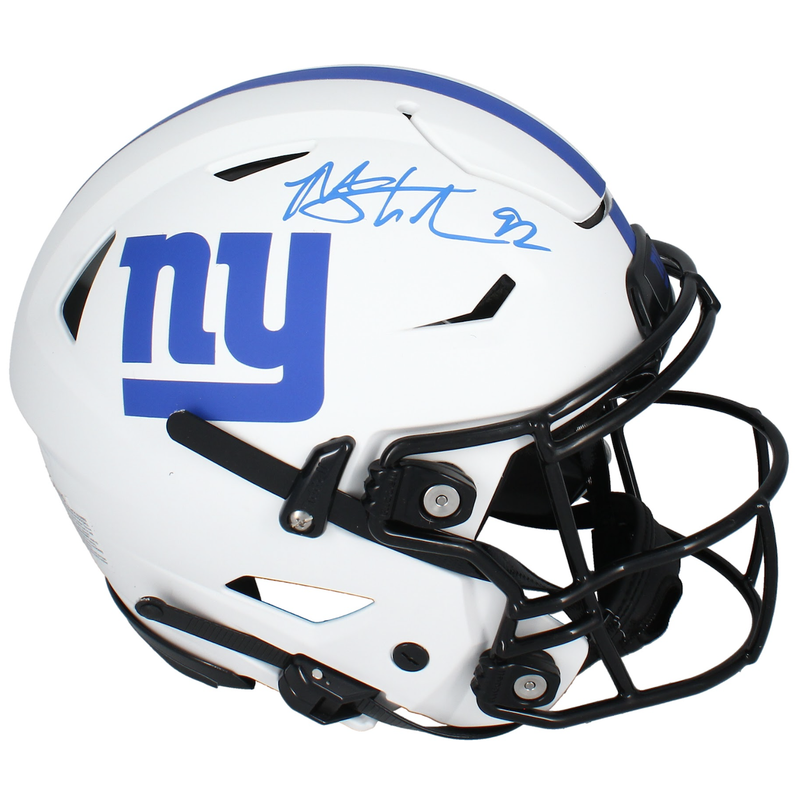 Michael Strahan Autographed New York GIants Lunar Speedflex Helmet Beckett