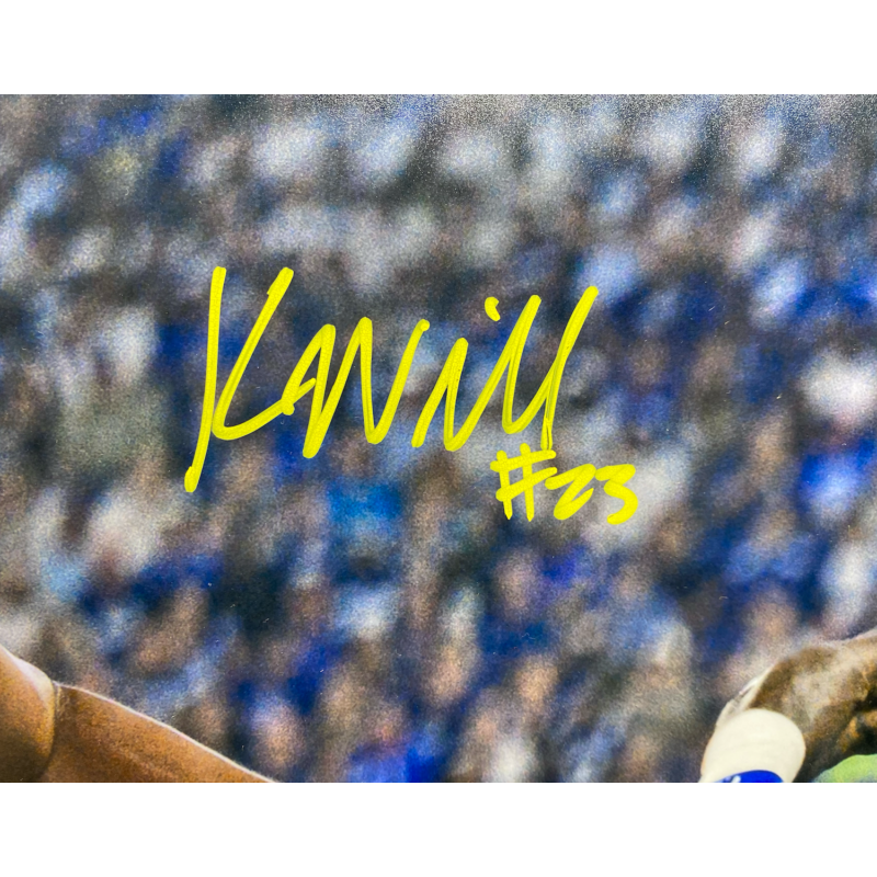 Kyren Williams Autographed Los Angeles Rams "Stiff Arm" 16" x 20" Photo Beckett