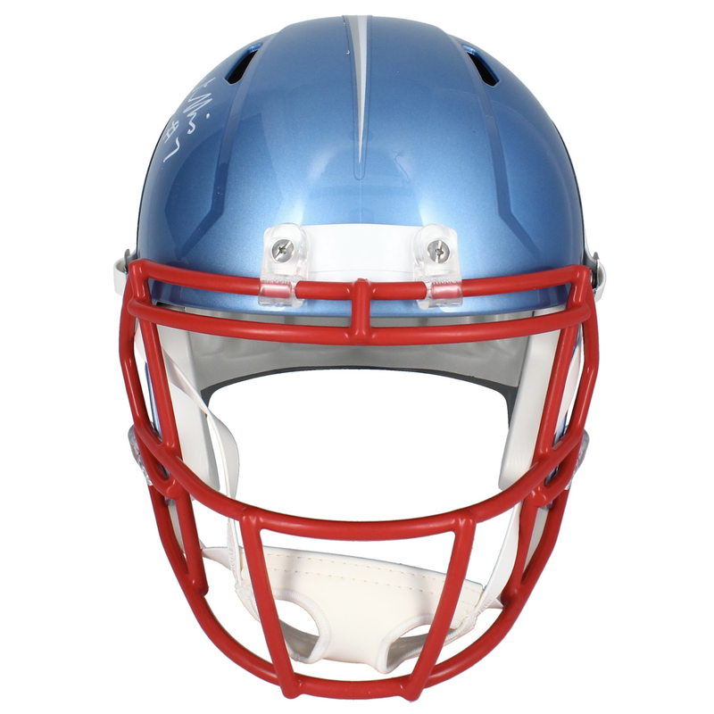 Malik Willis Autographed Titans Flash Full Size Speed Helmet Beckett