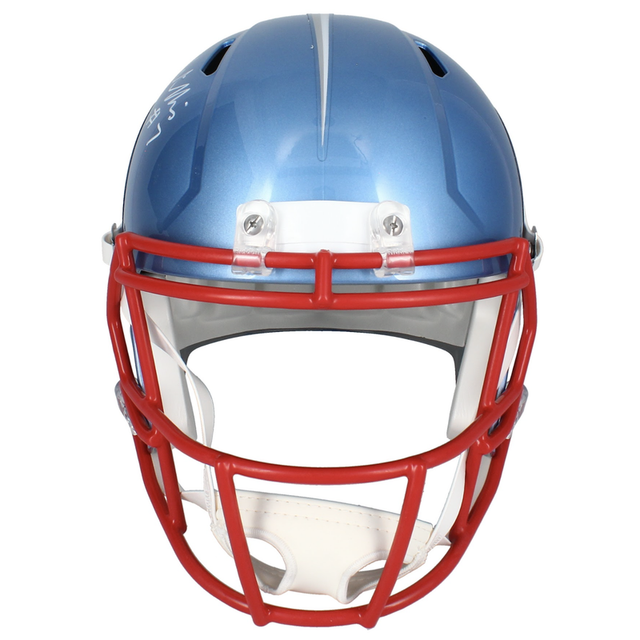 Malik Willis Autographed Titans Flash Full Size Speed Helmet Beckett