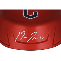 Jose Ramirez Autographed Cleveland Guardians Alternate Chrome Batting Helmet Fanatics