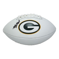 MarShawn Lloyd Autographed Green Bay Packers White Panel Football Beckett