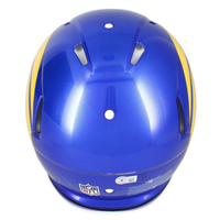 Kyren Williams Autographed "Play Like A Champion" Rams Authentic Helmet Beckett