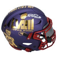 Patrick Mahomes Autographed Kansas City Chiefs SB Chrome Inlay SpeedFlex Helmet Beckett LE 15