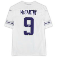 J.J. McCarthy Autographed Minnesota Vikings White Limited Jersey Fanatics