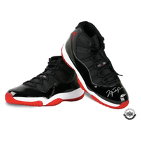 Michael Jordan Autographed Nike 11 Retro Bred 2019 Shoes UDA