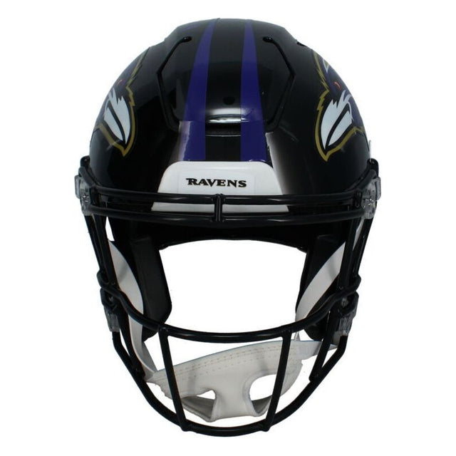 Zay Flowers Autographed Baltimore Ravens Authentic Speed Flex Helmet JSA