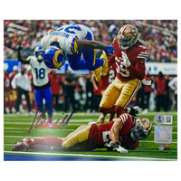 Kyren Williams Autographed "TD Flip" Los Angeles Rams 8" x 10" Photo Beckett