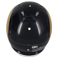 Marshall Faulk Autographed Rams Throwback Authentic Speed Helmet Beckett