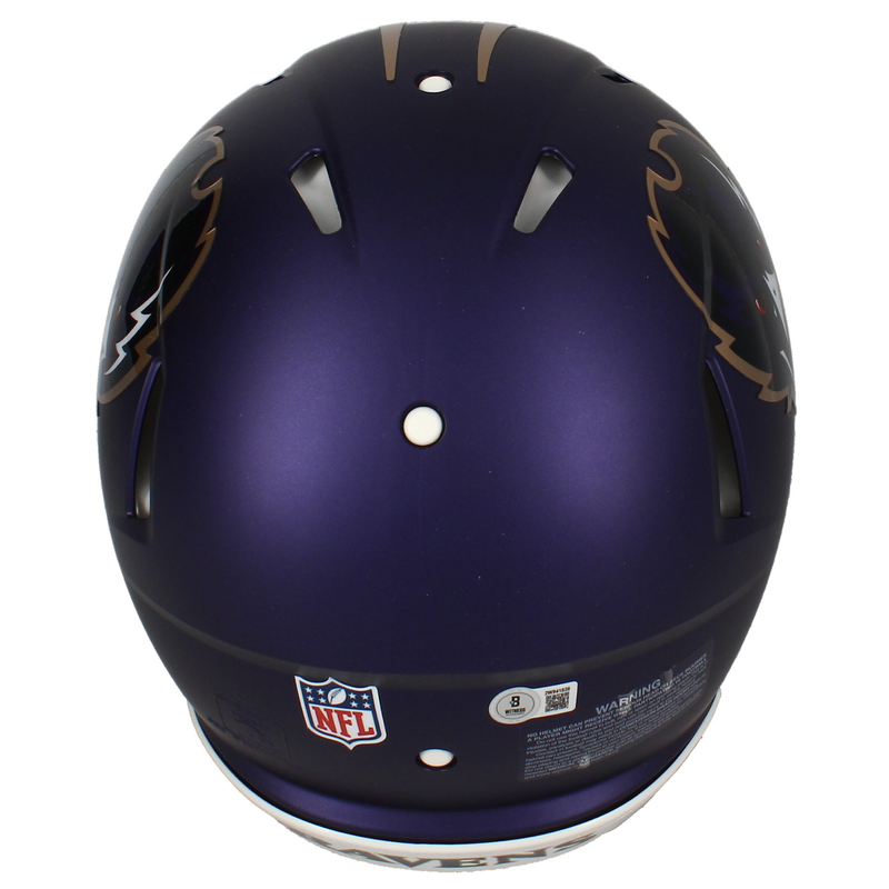 Terrell Suggs Autographed Ravens 2024 Alternate Authentic Speed Helmet Beckett