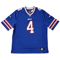 James Cook Autographed Buffalo Bills Nike Blue Game Jersey Beckett