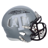 Johnny Manziel Autographed "12 Heisman" A&M Flash Mini Speed Helmet Fanatics