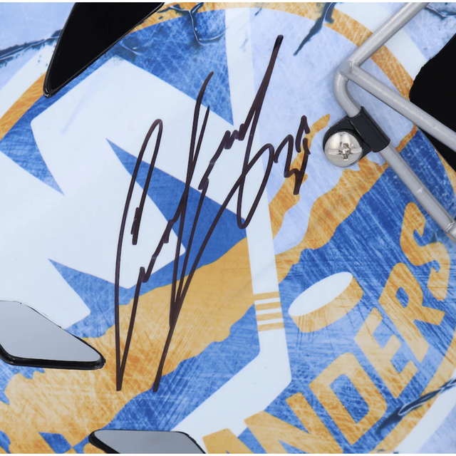 Ilya Sorokin Autographed New York Islanders Replica Mask Fanatics