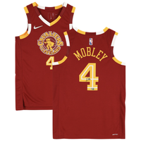 Evan Mobley Autographed Cleveland Cavaliers Nike Red Mixtape Swingman Jersey Fanatics
