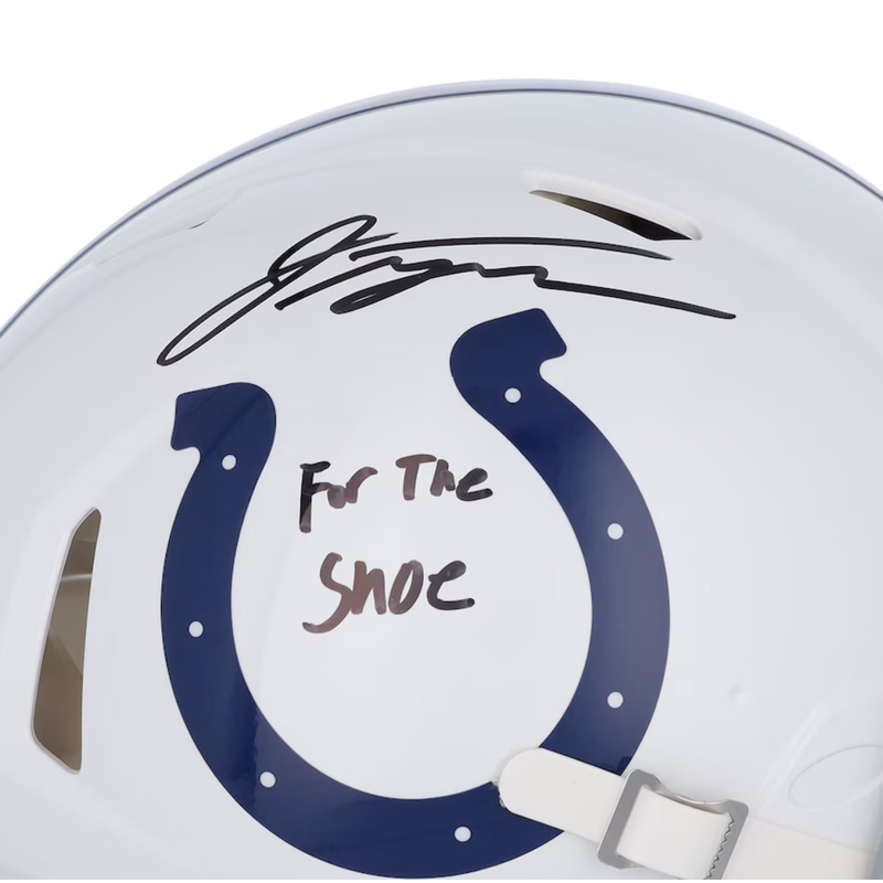Jonathan Taylor Autographed "For The Shoe" Authentic Colts Helmet Fanatics