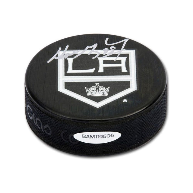 WAYNE GRETZKY Autographed Los Angeles Kings Puck UDA