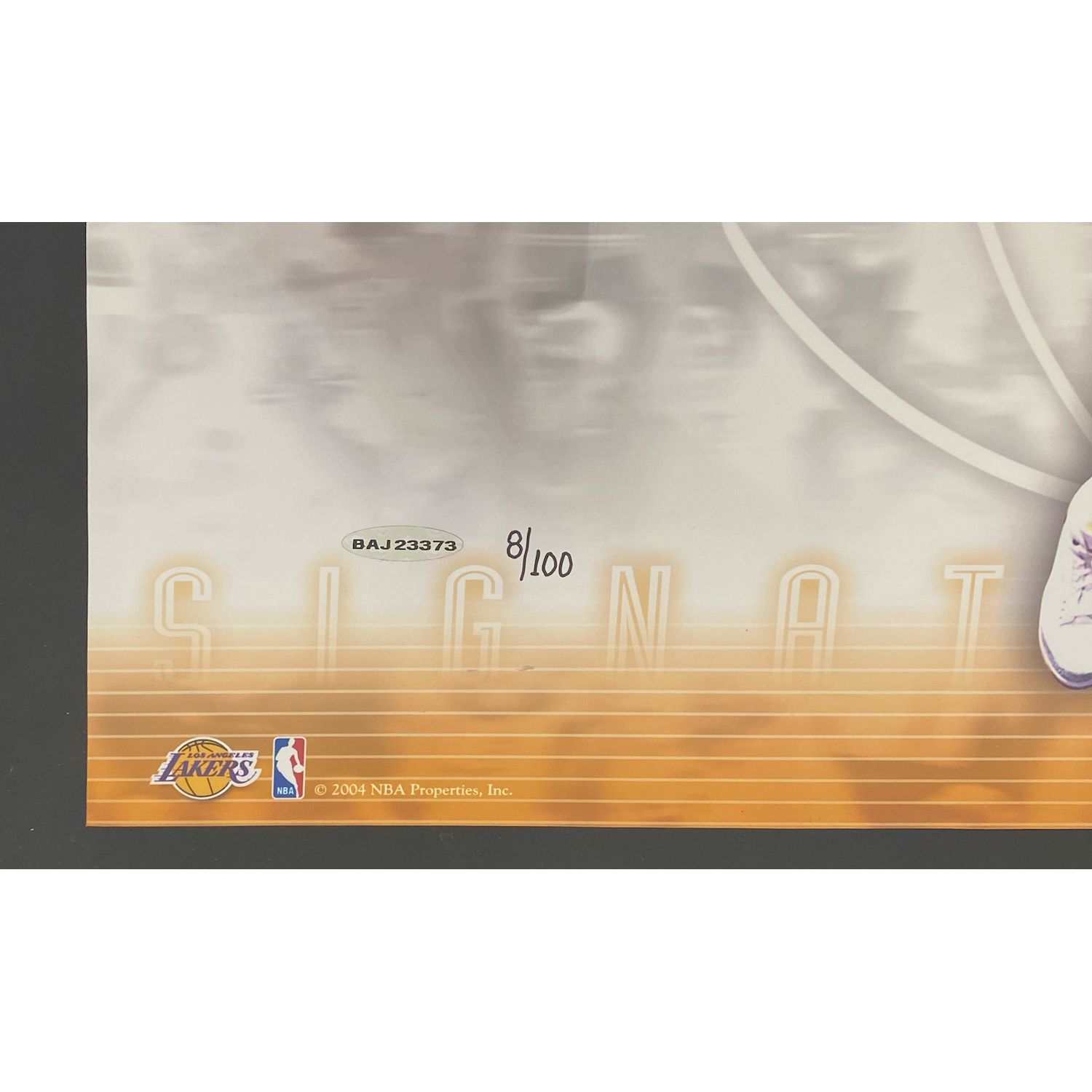 Kobe Bryant Autographed "Signature Slam" 16" x 20" Framed Photo UDA LE 8/100
