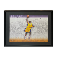 Kobe Bryant Autographed "Signature Slam" 16" x 20" Framed Photo UDA LE 8/100