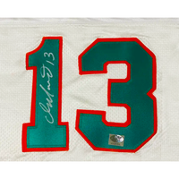 John Elway, Dan Marino, Joe Montana & Johnny Unitas Multi-Autographed Quarterbacks of the Century Jersey Mounted Memories LE 500