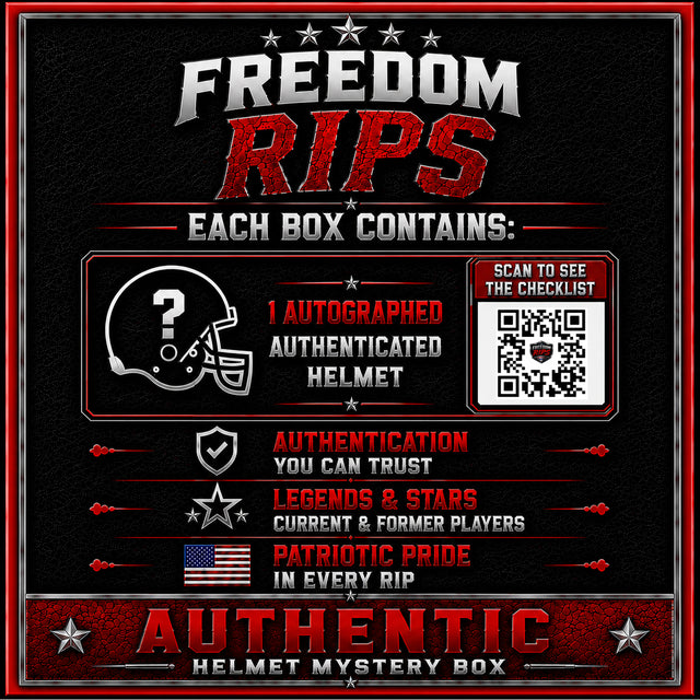 Freedom Rips AUTHENTIC Helmet Series Mystery Box