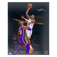 Deandre Ayton Autographed Suns "Over LeBron" 16" x 20" Photo LE 50/50 Steiner