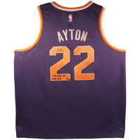 DEANDRE AYTON Autographed Phoenix Suns "2018 NBA #1 Pick" Swingman Jersey GDL LE 1/22