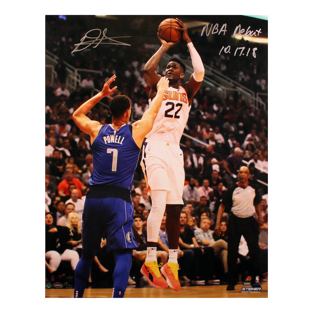 DEANDRE AYTON Autographed Phoenix Suns "NBA Debut 10/17/18" 16" x 20" Photograph GDL LE 18/22