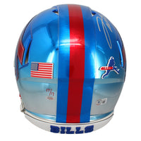 Josh Allen Autographed Bills Chromed Speed Authentic Helmet Beckett GDL LE 17/17