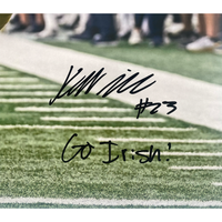 Kyren Williams Autographed "Go Irish" 16" x 20" Photo Beckett / GDL LE 23/23