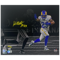 Kyren Williams Autographed Rams "Stiff Arm" 11" x 14" Photo Beckett GDL LE 23/50