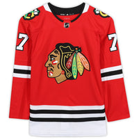 KIRBY DACH Autographed "NHL Debut" Chicago Blackhawks Authentic Adidas Jersey FANATICS